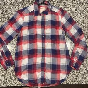 AE boyfriend fit flannel SZ SMALL